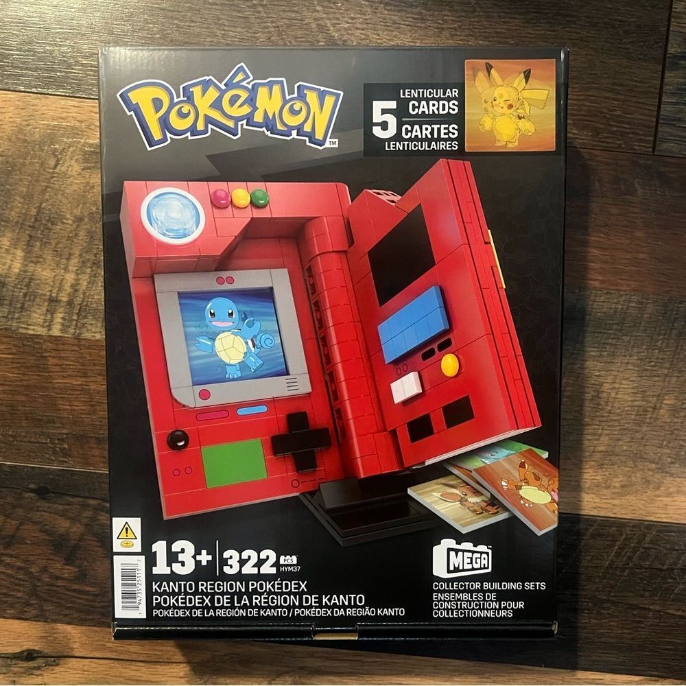 MEGA Pokémon Kanto Region Pokédex
Building Kit 322Pieces